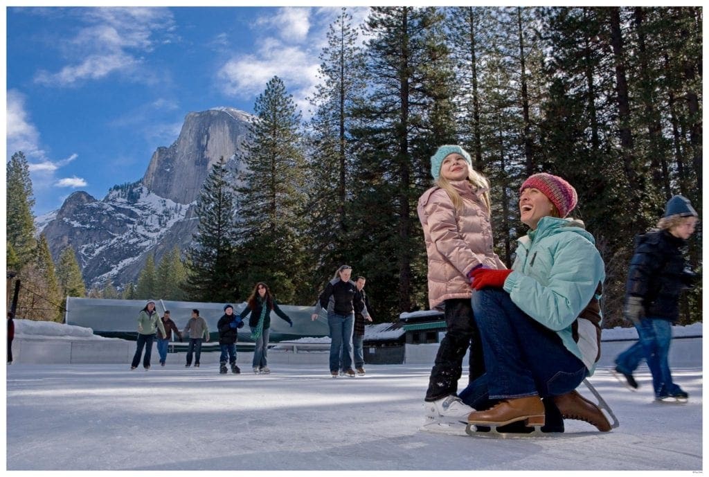 Winter in the Parks 21 Curry Village Ice Skating Rink, Yosemite National Park