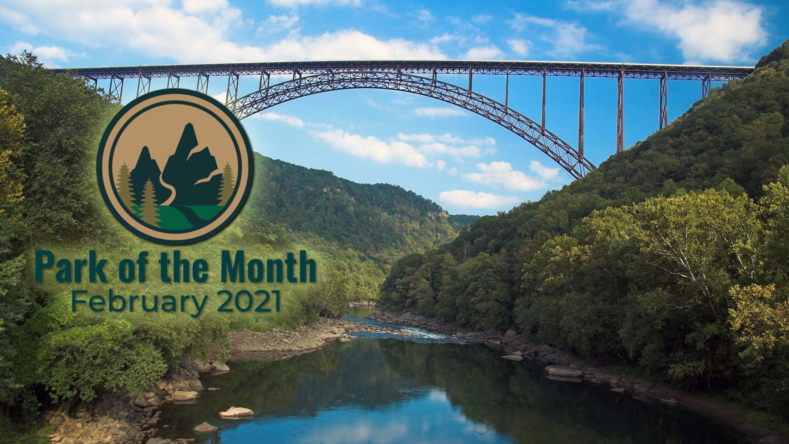 The New River Gorge Bridge spanning the New River and the gorge