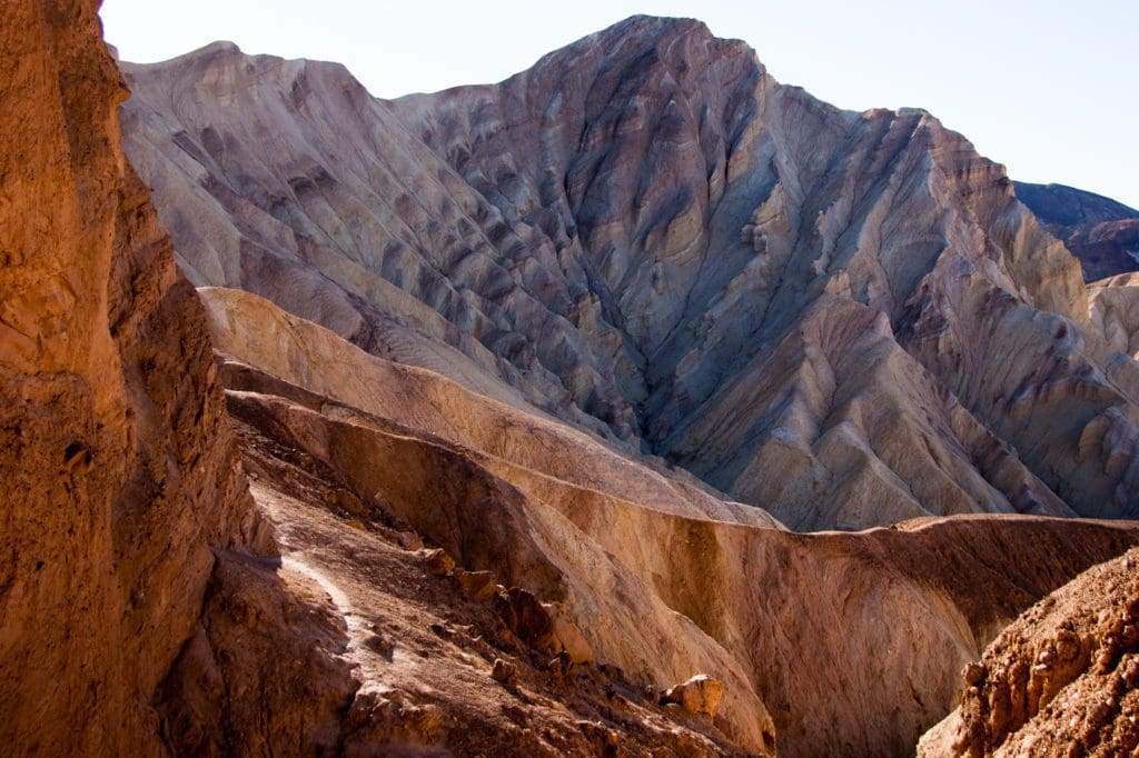 March 2021 - Park of the Month 16 Red Cathedral, Golden Canyon trail, Death Valley National Park, CA
