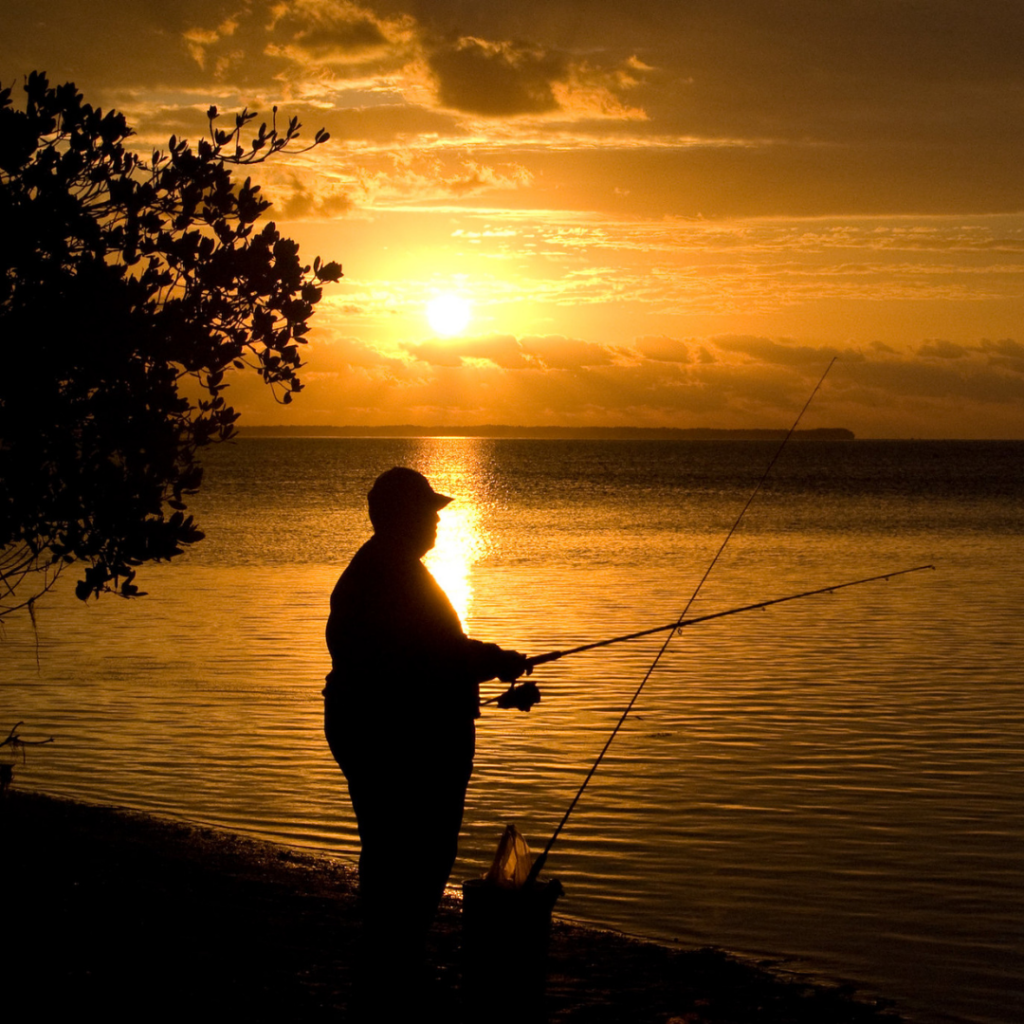 Fishing at Sunrise