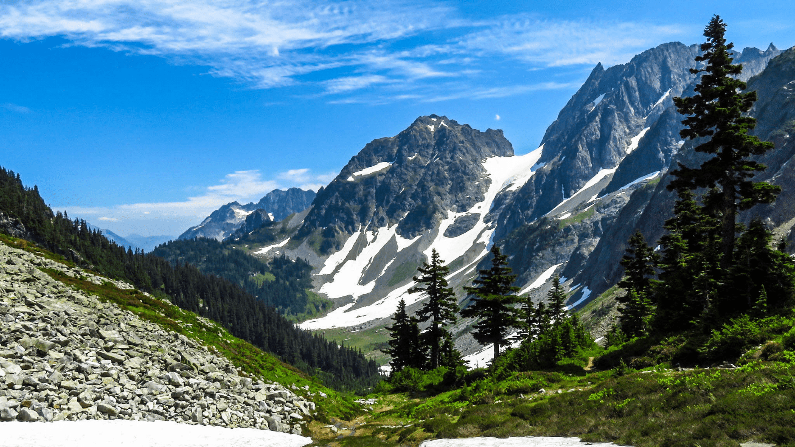 Cascade Pass Trail at North Cascades National Park